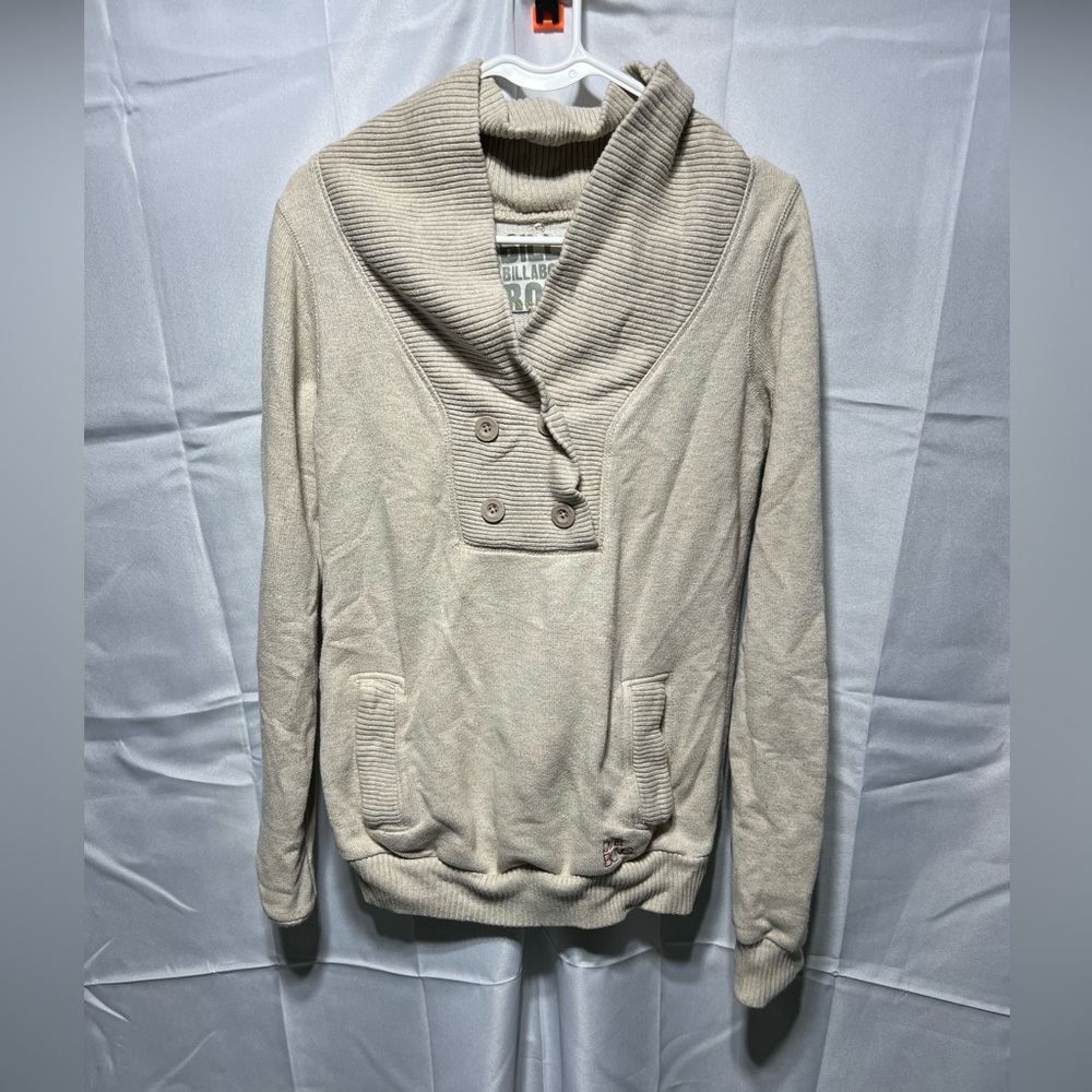 Vintage Billabong Pullover Sweater Knit Cream